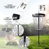 GSE Games & Sports Expert Professional Protable Disc Golf Basket, 24-Chain Metal Practice Disc Golf Target with Carrying Bag, for Outdoor, Yard, Backyard, Park Training & Games(Black) view 4
