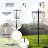 GSE Games & Sports Expert Protable Disc Golf Basket, 12-Chain Metal Practice Disc Golf Target with Carrying Bag, for Outdoor, Yard, Backyard, Park Training & Games(Black) view 4