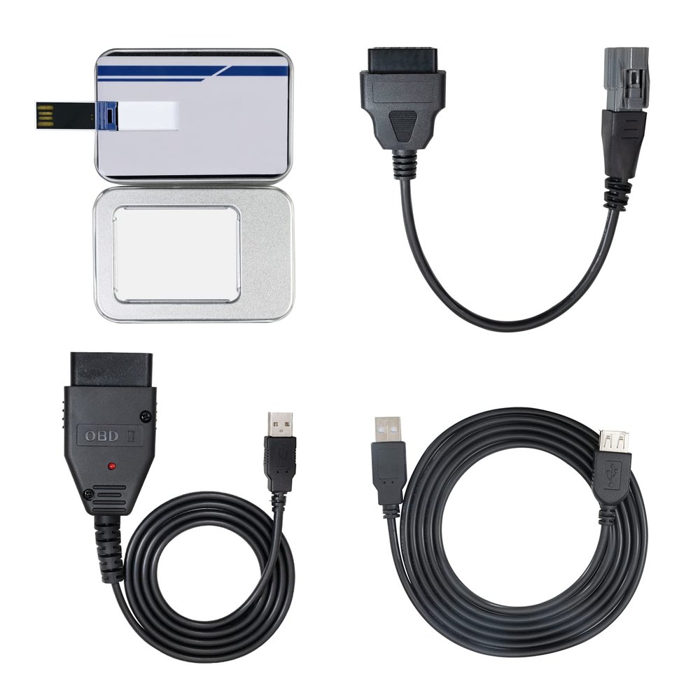 Diagnostic Cable Adapter Kit Connectors Compatible with Yamaha YDS 1.33 Boat Marine Outboard WaveRunner Jet Boat, with Software YDS 1.33,Ytpoools