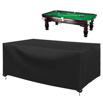 CHINCHILLA 7/8/9 ft Pool Table Cover, Waterproof Sunscreen Billiard Cover Polyester Fabricfor Snooker Billiard Table Cover (8ft)