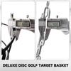 GSE Games & Sports Expert Deluxe Protable Disc Golf Basket, 24-Chain Metal Practice Disc Golf Target with Carrying Bag, for Outdoor, Yard, Backyard, Park Training & Games(Black) view 3