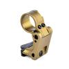 ZTFSETD Tactical Riser Scope Mount 30mm Ring for 6X-Mag-1 Magnifier Metal Side Flip Folding Bracket Mount,Tan view 2