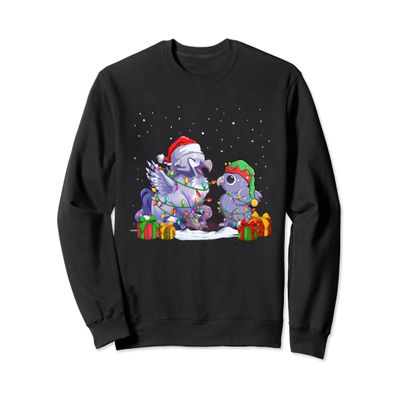 Christmas for men women kids, Santa ELF Hippogriff Sweatshirt