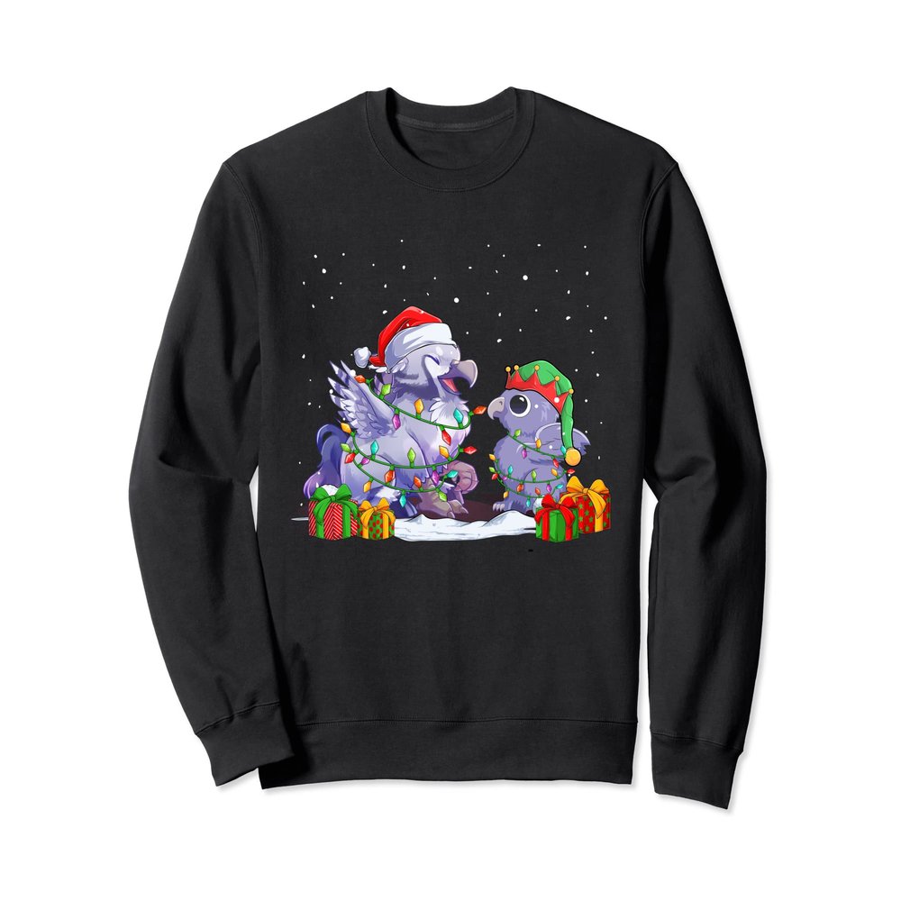 Christmas for men women kids, Santa ELF Hippogriff Sweatshirt