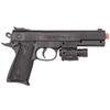 UK P24 Airsoft Spring Handgun w/Laser (Color: Black) view 2