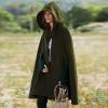 UnisexFull Length Hooded Robe Cloak Long Velvet Cape Cosplay Costume Halloween Party Christmas Tunic Hooded Uniform view 2