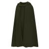UnisexFull Length Hooded Robe Cloak Long Velvet Cape Cosplay Costume Halloween Party Christmas Tunic Hooded Uniform view 4