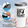 Basketball White Edition Viking Tumbler 20oz - My Shoes Are My Secret - Sport Lovers Center Playmaker Guard Player Powerful Hoop Net Score Hobby view 4