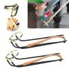 HOHXFYP 6Pcs/Ste Billiard Table Brass Rail,Adjustable Pool Table Pockets,Billiards Table Pocket Rail with 5?Hole,Bronze Snooker Table Brass Rail for Your Billiards Table view 3