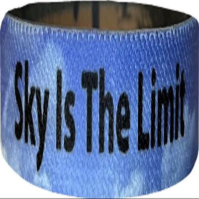 We Keep You Motivated Motivational & Inspirational Bracelet  Sky Is The Limit Uplifting Positive Affirmations Reversible Stretch Wristband - Encouragement Motivation