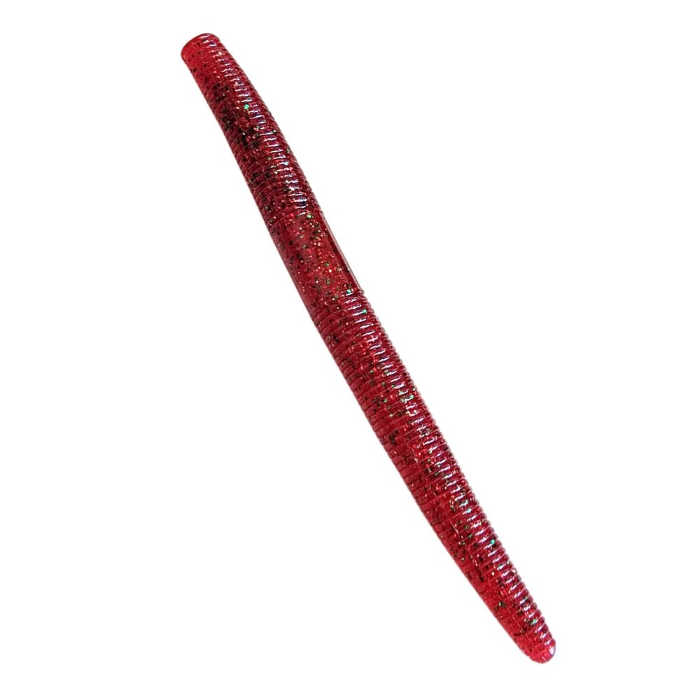 Chompers Salty Sinker Worm, 1, 5in, Redbug, SNK510-20