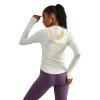 sphinx cat Womens Hooded Athletic Long Sleeve Running Shirts Workout Yoga Tops with Thumb Holes Slim Fit OFFWHITE M view 1