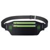 Sxdthy Slim Running Belt Fanny Pack,Waist Pack Bag,Reflective Runners Belt Jogging Pocket Belt for Walking Cycling. (Color : Black, Size : 13 * 35CM) view 1