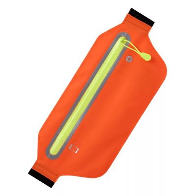 Feilx Crossbody Fanny Pack with Zipper Pockets,Traveling Running Casual Hands-Free Wallets Waist Pack Phone Bag for Jogging Hiking (Color : Orange, Size : 27 * 12cm)