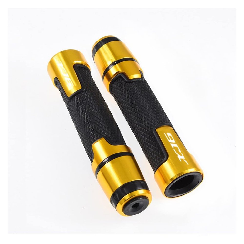 Motorcycle Handlebar Grips Motorcycle CNC Handlebar Balanced Gear Cover Slider Handle Bar End Grips for Yamaha Xj6 N Xj 6n Xj-6n Xj6 200 Deviation Handlebar Grips (Color : Gold)