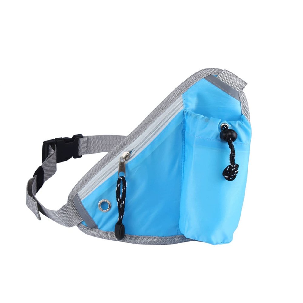 Feilx Crossbody Fanny Pack with Zipper Pockets,Traveling Running Casual,Hands-Free Wallets Waist Pack Phone Bag Carrying Phones for Jogging Hiking (Color : Blue, Size : 21 * 21CM)