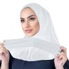 AIBEARTY Women Fashion Instant Muslim Turban Hijab with Snap Fastener Breathable Headscarf Bonnet Cap Turban Hat Shawl view 1