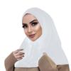 AIBEARTY Women Fashion Instant Muslim Turban Hijab with Snap Fastener Breathable Headscarf Bonnet Cap Turban Hat Shawl view 4