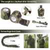 Seeutek 5 in 1 Ghillie Suit - 3D Camouflage Hunting Suits - Jacket, Pants, Hood, Carry Bag for Adults & Youth, M/L/XL/XXL view 3