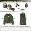 Seeutek 5 in 1 Ghillie Suit - 3D Camouflage Hunting Suits - Jacket, Pants, Hood, Carry Bag for Adults & Youth, M/L/XL/XXL view 4