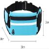 XIXIDIAN Slim Running Belt Fanny Pack,Waist Pack Bag,Reflective Runners Belt Jogging Pocket Belt for Day Gift (Color : Black, Size : 10 * 21 * 10CM) view 2