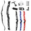 ZSHJGJR 66" ILF Limbs Recurve Bow Takedown Bow Set Target & Hunting Bow 20-40 lbs with Aluminium Bow Riser Right Hand for Archery (20lbs, Black) view 1