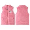 Kvysinly Kids Girls Polar Fleece Vest Stand Collar Zipper Jacket Coat Waistcoat Vest Winter Thick Warm Outerwear Pink 13-14 Years view 2