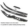 ZSHJGJR 66" ILF Limbs Recurve Bow Takedown Bow Set Target & Hunting Bow 20-40 lbs with Aluminium Bow Riser Right Hand for Archery (32lbs, Black) view 2