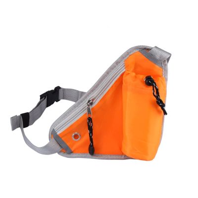 XIXIDIAN Crossbody Fanny Pack with Zipper Pockets,Traveling Running Casual,Hands-Free Wallets Waist Pack Phone Bag Carrying Phones for Day Gift (Color : Orange, Size : 21 * 21CM)