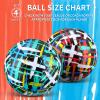 HyDren 2 Pcs Soccer Balls with Pump Official Size Soccer Ball for Game Training Indoor Outdoor Sport Gift for Child Youth Adult Back to School(Stripe Style,Size 4) view 3