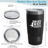 Basketball Black Edition Viking Tumbler 20oz - On My Way - Sport Lovers Center Playmaker Guard Player Powerful Hoop Net Score Strategy Dribbling Hobby view 3