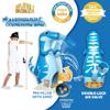 INFLATABLE DUDES Dinosaur Toy 47 Inches - Kids Punching Bag | Already Filled with Sand| Bop Bag | Blue Velociraptor| Punching Bag for Kids | Dinosaur Birthday Decorations | 3 White Balls Inside- (Vee) view 3