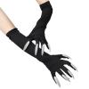 Ylucky Halloween Paw Gloves - Long Fingernails Black Cat Wolf Claws Cosplay Costume view 2
