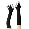 Ylucky Halloween Paw Gloves - Long Fingernails Black Cat Wolf Claws Cosplay Costume view 4