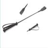 chenyesun 24'' Riding Horse Crop Riding Crop with Genuine Leather, Whips Equestrianism Horse Whip Crops for Sport,Black view 2