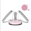 HUANGY Portable Foldable Sit-Up Assistant, Home Exercise Equipment Indoor Sit-Up Aid, Abdominal Muscle Strength Training Equipment sit up Assistant, Slimming Training (Pink) view 1