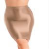 Agoky Womens Slim Fit Oil Glossy Half Slips Skirt Bodycon Micro Mini Skirts Nightwear Coffee A Large view 1