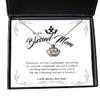 Blessed Mom Christian Gifts for Women Jesus Religious Necklace Message Card for Christmas Birthday or Easter Gifts view 1