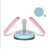 HUANGY Portable Foldable Sit-Up Assistant, Home Exercise Equipment Indoor Sit-Up Aid, Abdominal Muscle Strength Training Equipment sit up Assistant, Slimming Training (Blue) view 1