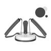 HUANGY Portable Foldable Sit-Up Assistant, Home Exercise Equipment Indoor Sit-Up Aid, Abdominal Muscle Strength Training Equipment sit up Assistant, Slimming Training (White) view 1
