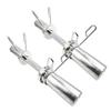 16" Olympic Dumbbell Handles, Loadable Dumbbells Bar Sets (150LBS Weight Capacity), Compatible with 2 Standard Plates, 2 Pair of Spring Collars Included view 1