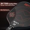 A11N Zenith C8 Pickleball Paddle 16mm | T700 Carbon Fiber with Foam Injected Walls | Enlarged Sweet Spot | Wide Body Shape | Red view 3
