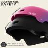 OutdoorMaster Skateboard Cycling Helmet - Two Removable Liners Ventilation Multi-Sport Scooter Roller Skate Inline Skating for Kids, Youth & Adults - L - Sorbet view 2
