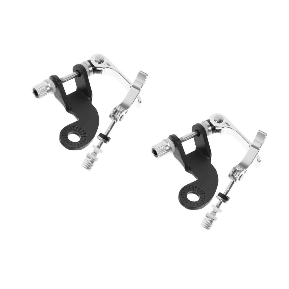 BESPORTBLE 2pcs Bike Trailer Coupler Hitch Adapter for and Electric Steel Linker with Quick Release Rods Easy Install Towing Black