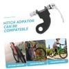 BESPORTBLE 2pcs Bike Trailer Coupler Hitch Adapter for and Electric Steel Linker with Quick Release Rods Easy Install Towing Black view 3