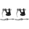 Trailer Hitch 2pcs Mount Attachment Rod Release Trailer Steel Replacement to Connect Hitch Black Pets Bike Linker Adapter with Quick Coupler view 1