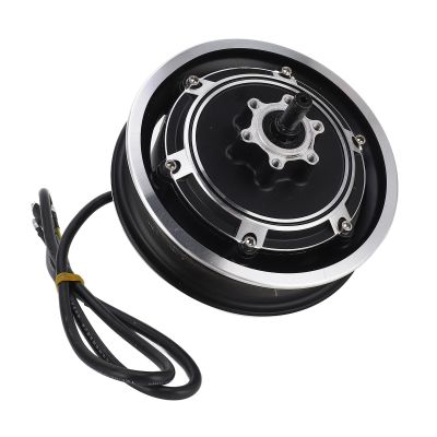 10 Inch Electric Scooter HUB Motor, 48V 1000W Noiseless Electric Brushless Disc Brake Hub Motor Aluminum Alloy Wheel Hub Motor for Electric Bikes, Electric Scooters, Folding