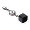 Billiards Pool Cue Chalk Holder, Portable Black Retractable Billiards Snooker Pool Cue Chalk Holder Drawing Key Ring, 1.02 x 1.02 x 5.12inch view 2