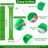 Sosation 36 Pcs Team Spirit Accessories, Cheerleading Pom Poms Hand Clappers Party Favors and Thunder Sticks Noise Makers for Sporting Events Football Baseball Cheering Essentials(Green) view 3