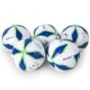 Aoneky 5-Pack Size 3 Soccer Ball - Eco-Friendly 2.5mm PVC Leather, Durable Machine-Stitched Design, Ball Pump Included view 1
